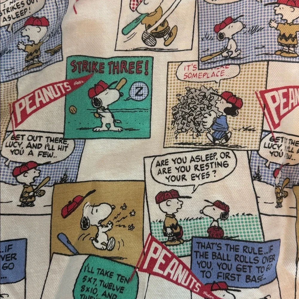 Zara Peanuts Cartoon Print Shirt